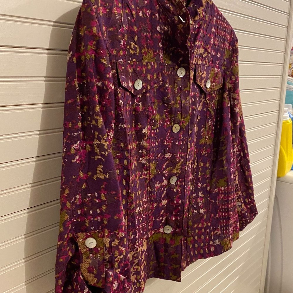 Ruby Rd Plum Jacket Size 10 - Picture 7 of 8